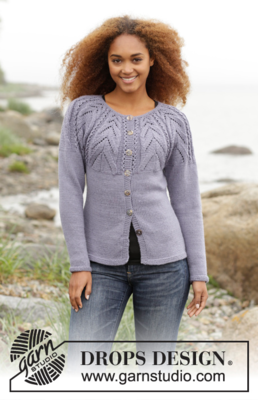 171-11 Magic Web Cardigan DROPS Designilta