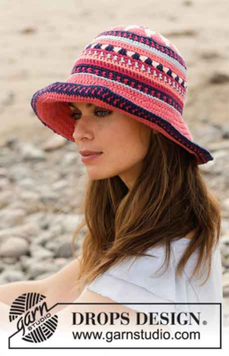 190-19 DROPS Designin basaarihattu