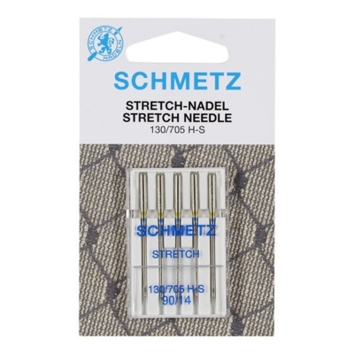Schmetz Ompelukone Neulat Stretch 90, 5 kpl