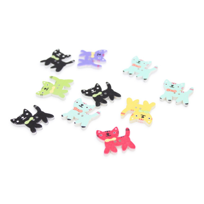 HobbyArts Pull Buttons Cat, 10 kpl.