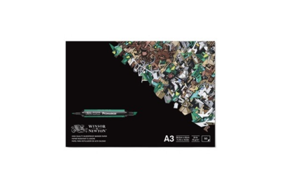 Bleedproof papirsblok A3, 50 ark