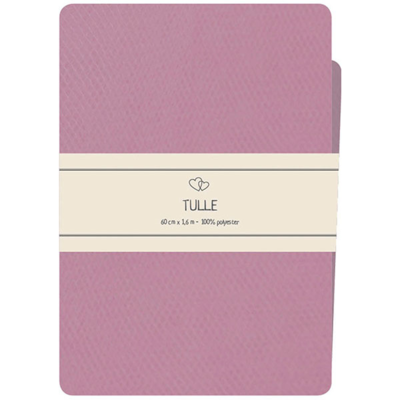 Go Handmade Tyl, 60 x 160 cm Pink