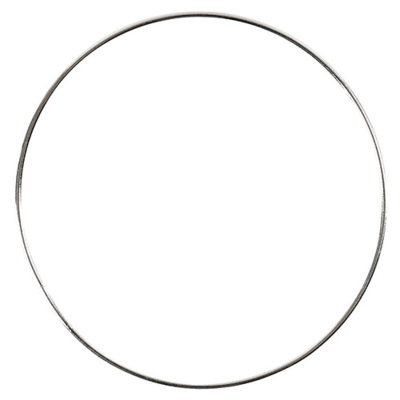 Metalring Sølv 7 cm, 10 stk