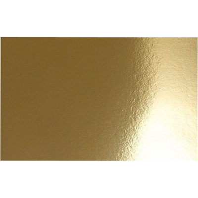 Metalkarton, A4, 280 g, 10 ark Guld