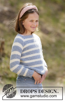 34-21 Sky Stripes -pusero DROPS Designilta