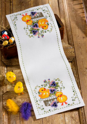 Broderikit Kyllinger i kurven