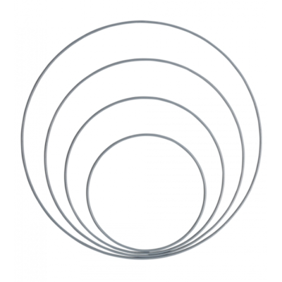 Metal Ringe Mix Grå/blå