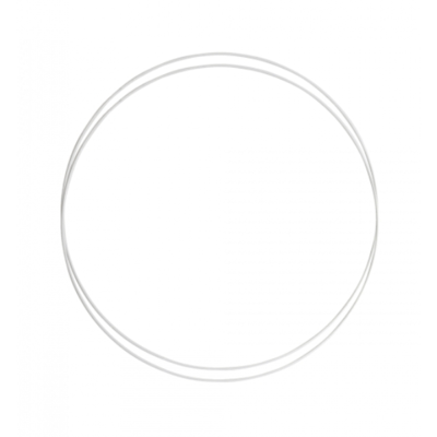 Metalring Hvid 2 stk 25 cm