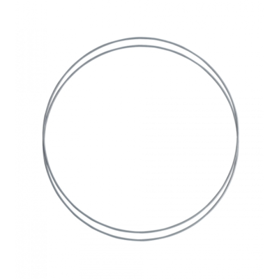 Metalring Grå/blå 2 stk