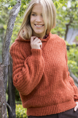 DSA80-01 Carin Hettegenser Brent Oransje