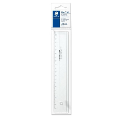 STAEDTLER Plast lineal 20 cm, Transparant