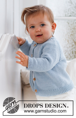 42-6 Dream in Blue Cardigan DROPS Designilta
