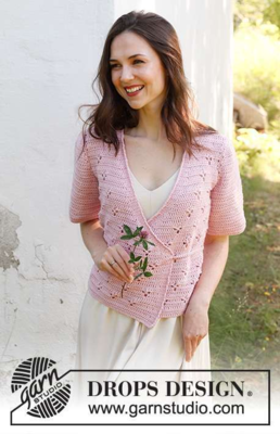 232-35 Hortense Wrap neuletakki DROPS Designilta