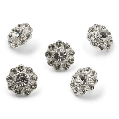 HobbyArtsin Strassinapit, Valkoinen, 12 mm, 5 kpl