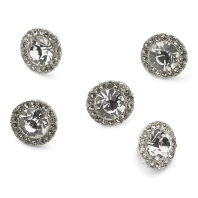 HobbyArtsin Strassinapit, Valkoinen, 11 mm, 5 kpl