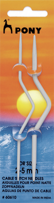 Pony-kierreneulat (2,5 ja 4,0 mm)