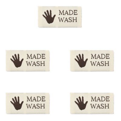 LindeHobby (Hand)made/wash -tunniste (4 cm x 2 cm)