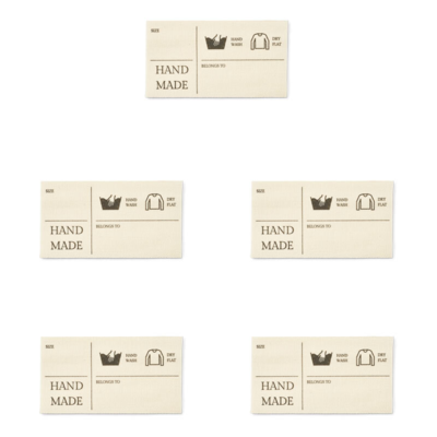 LindeHobby Handmade, Koko ja Nimi (6 cm x 4 cm)