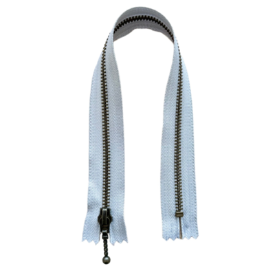 YKK Kiinteä Vetoketju Antiikkimessinki 6 mm 35 cm