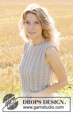 248-18 Swirling Clouds Top by DROPS Design