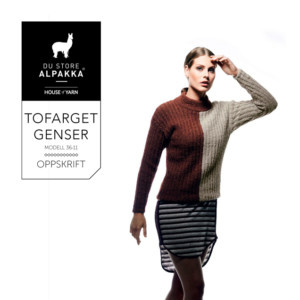 DSA36-11 kaksivärinen villapaita