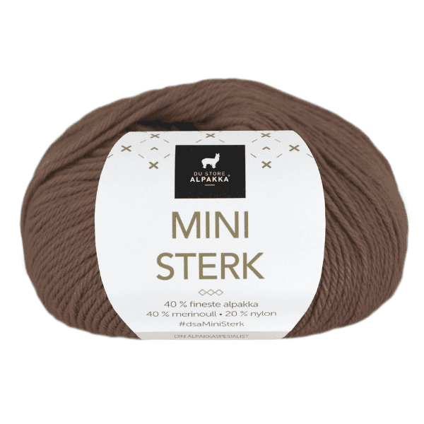 Du Store Alpakka MINI Sterk 904 Mahogny