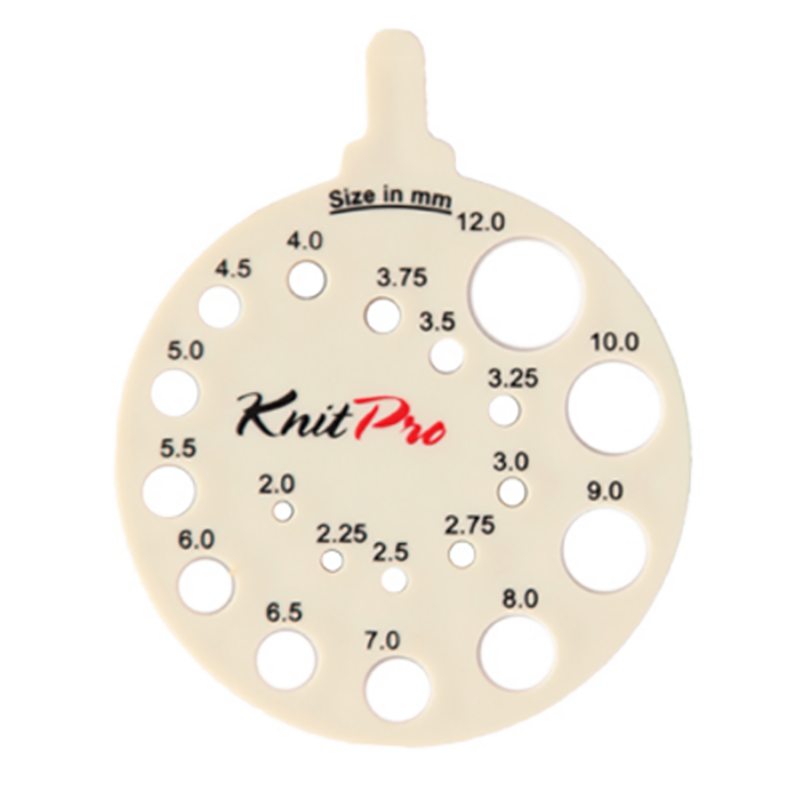 KnitPro Stick Meter RAW WHITE (2-12mm)