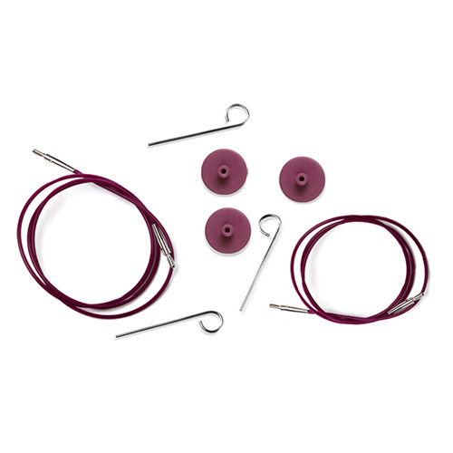 KnitPro Wire PURPLE (40-150 cm)
