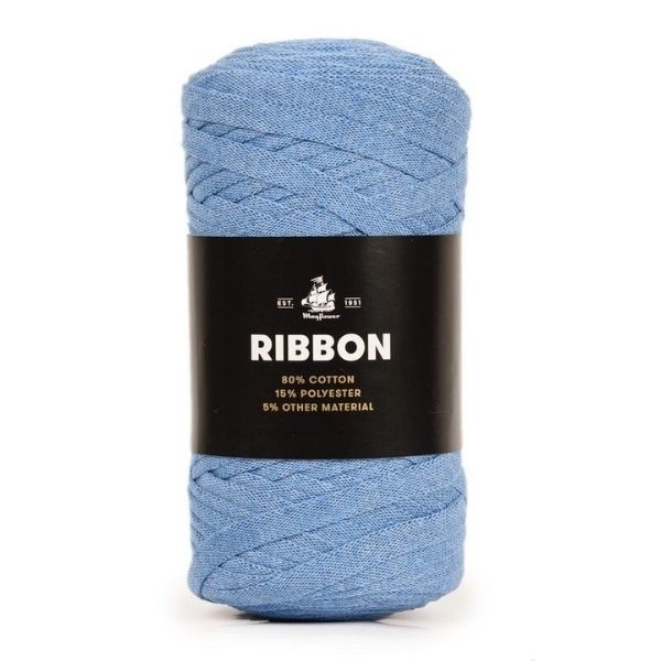 Mayflower Ribbon 135 Lys jeans blå