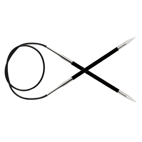 KnitPro Carbonz FIXED Pyöreät tapit 40 cm (2-6,00 mm)