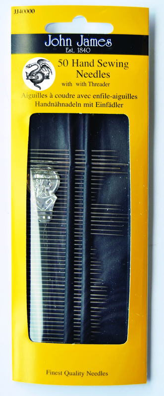 John James 50 ompeluneulat ja neulalangat