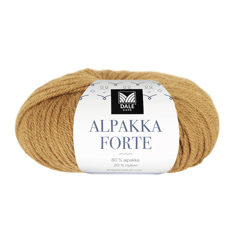 Dale Alpakka Forte 718 Maissinkeltainen kirjava