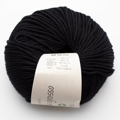 BC Garn Semilla GROSSO 031 Sort GOTS