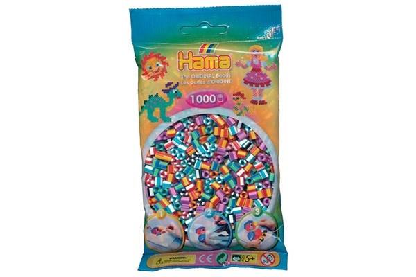 Hama Midi Perler, Stribet, 1000 stk