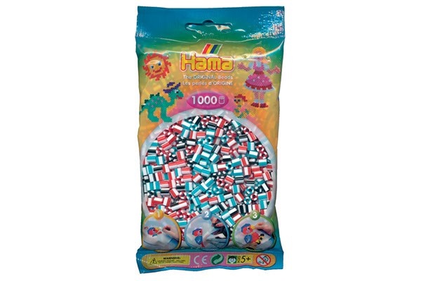 Hama Midi Perler, Stribet, 1000 stk