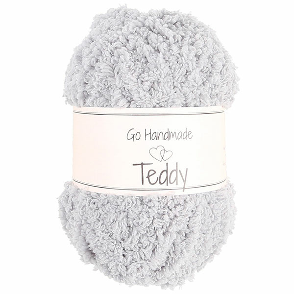 Go Handmade Teddy 17347 Lysegrå