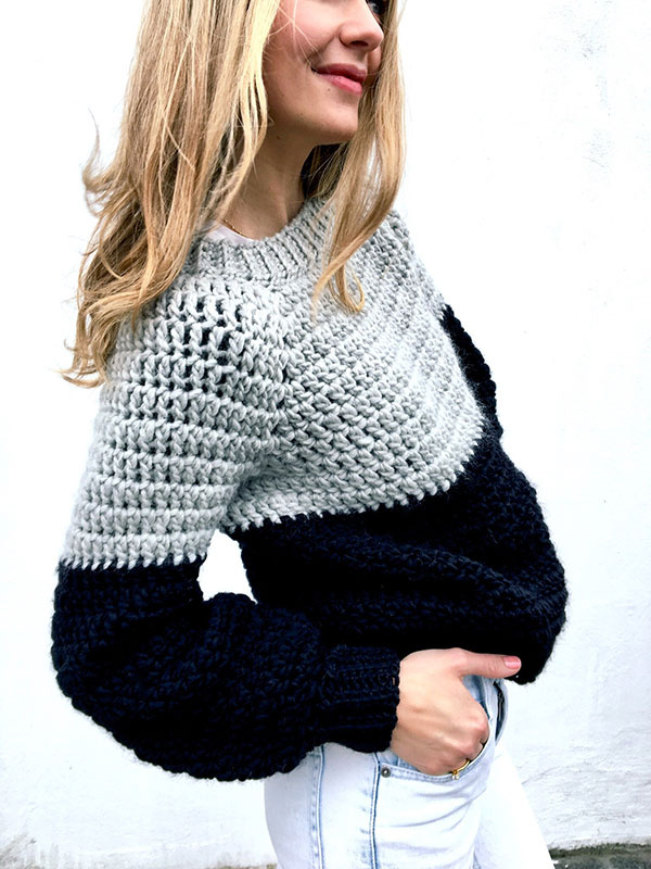 Chunky Balloon Sweater