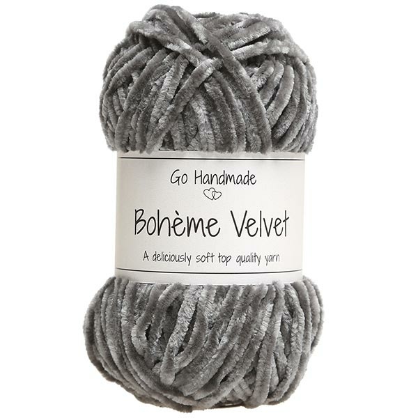 Go Handmade Bohéme Velvet Dobbelt 17625 Mørkegrå