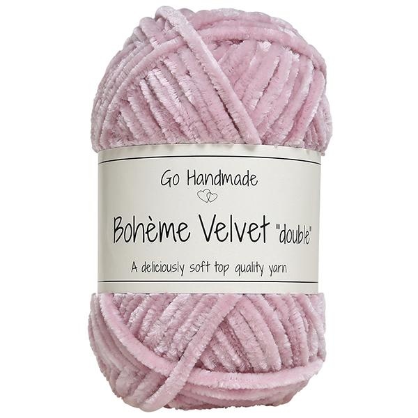 Go Handmade Bohéme Velvet Dobbelt 17634 Old Rose