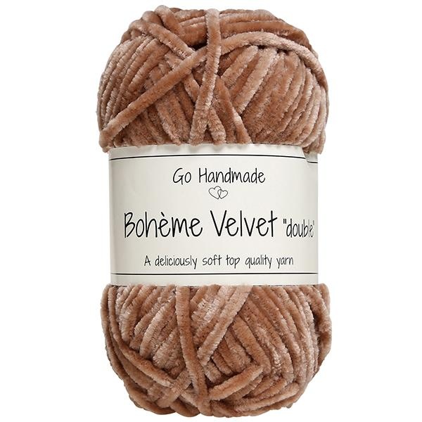 Go Handmade Bohéme Velvet Dobbelt 17677 Nougat
