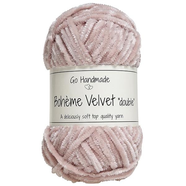 Go Handmade Bohéme Velvet Dobbelt 17678 Dusty Rose