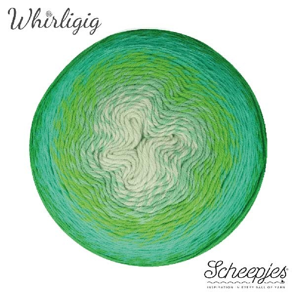 Scheepjes Whirligig 207 Green to blue