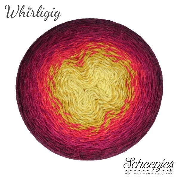 Scheepjes Whirligig 210 Plum to ochre
