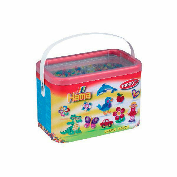 Hama Midi Perler 10000 stk 202-53 Transparent mix