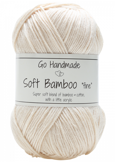 Go Handmade Soft Bamboo Fine 17320 Offwhite
