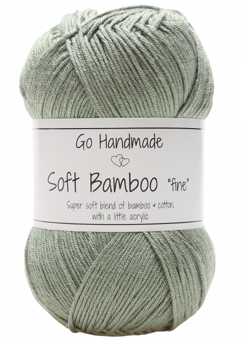 Go Handmade Soft Bamboo Fine  17324 Grøn
