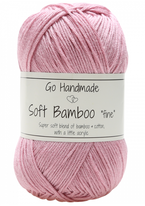 Go Handmade Soft Bamboo Fine 17326 Gammelrosa