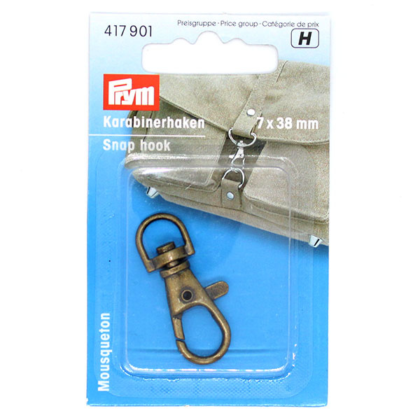Prym Karabinhage, 7 x 38 mm, 1 stk Antik messing