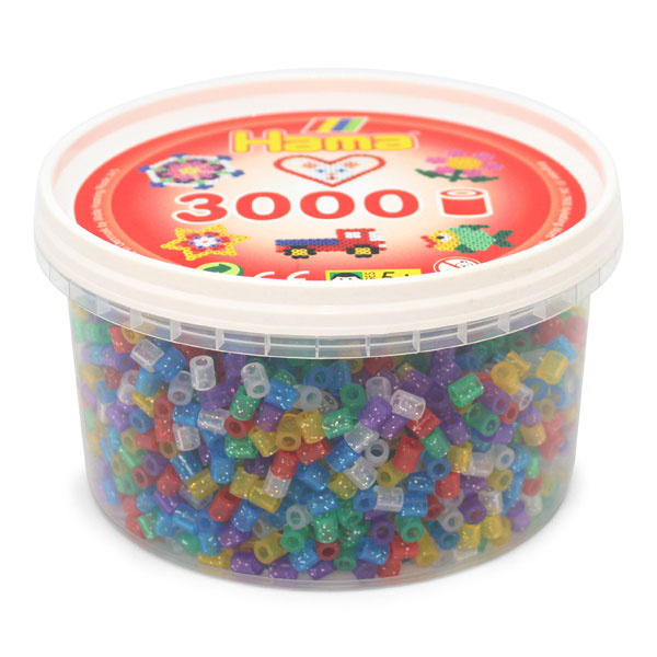 Hama Midi Perler i bøtte, 3000stk 210-54