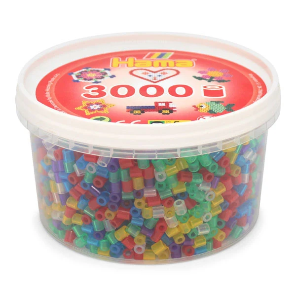 Hama Midi Perler i bøtte, 3000stk 210-53